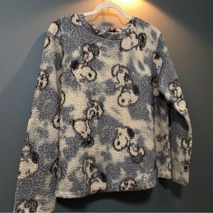 PEANUTS  SNOOPY SLEEPWEAR 2021 Size L  PULL OVER TOP FOR SLEEP OR CASUAL BLUE